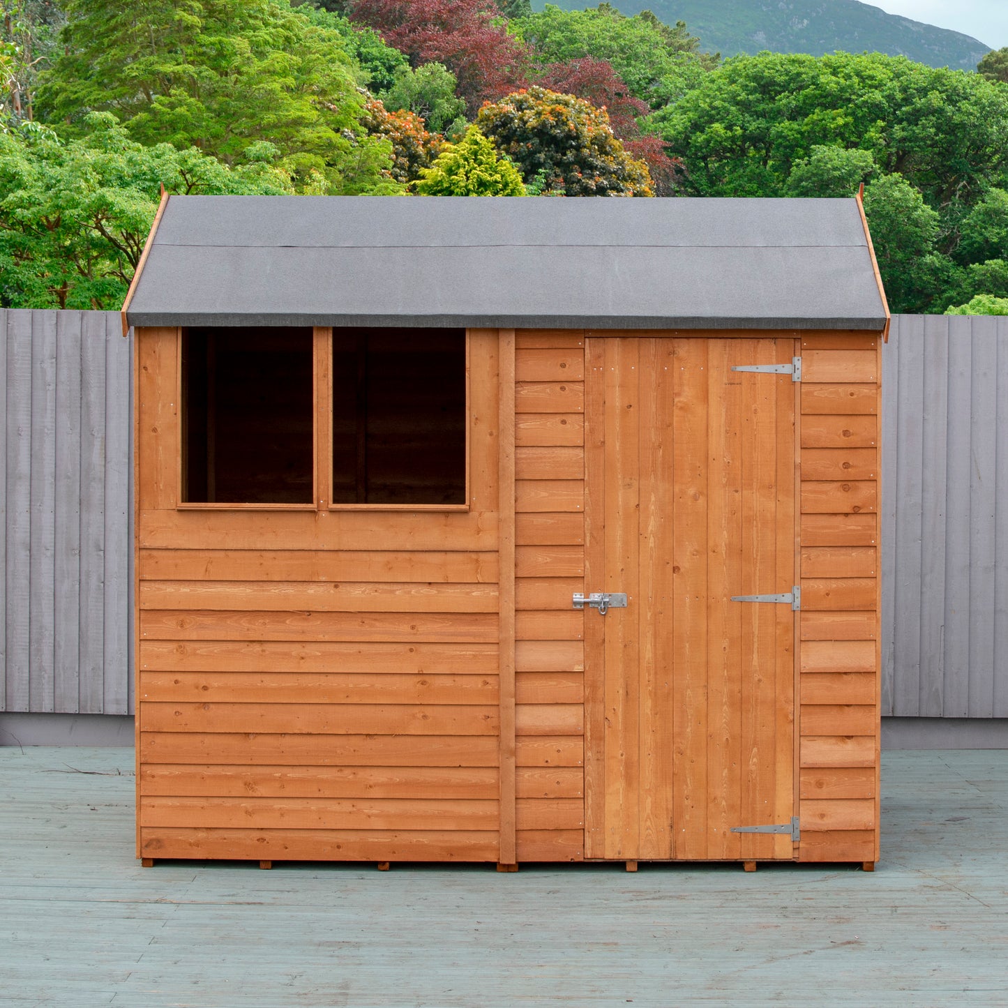 Garden Value Overlap 6 x 8 Reverse Apex Shed