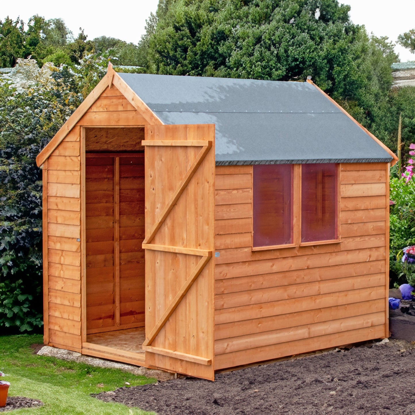 Garden Value Overlap 7 x 5 Shed with window