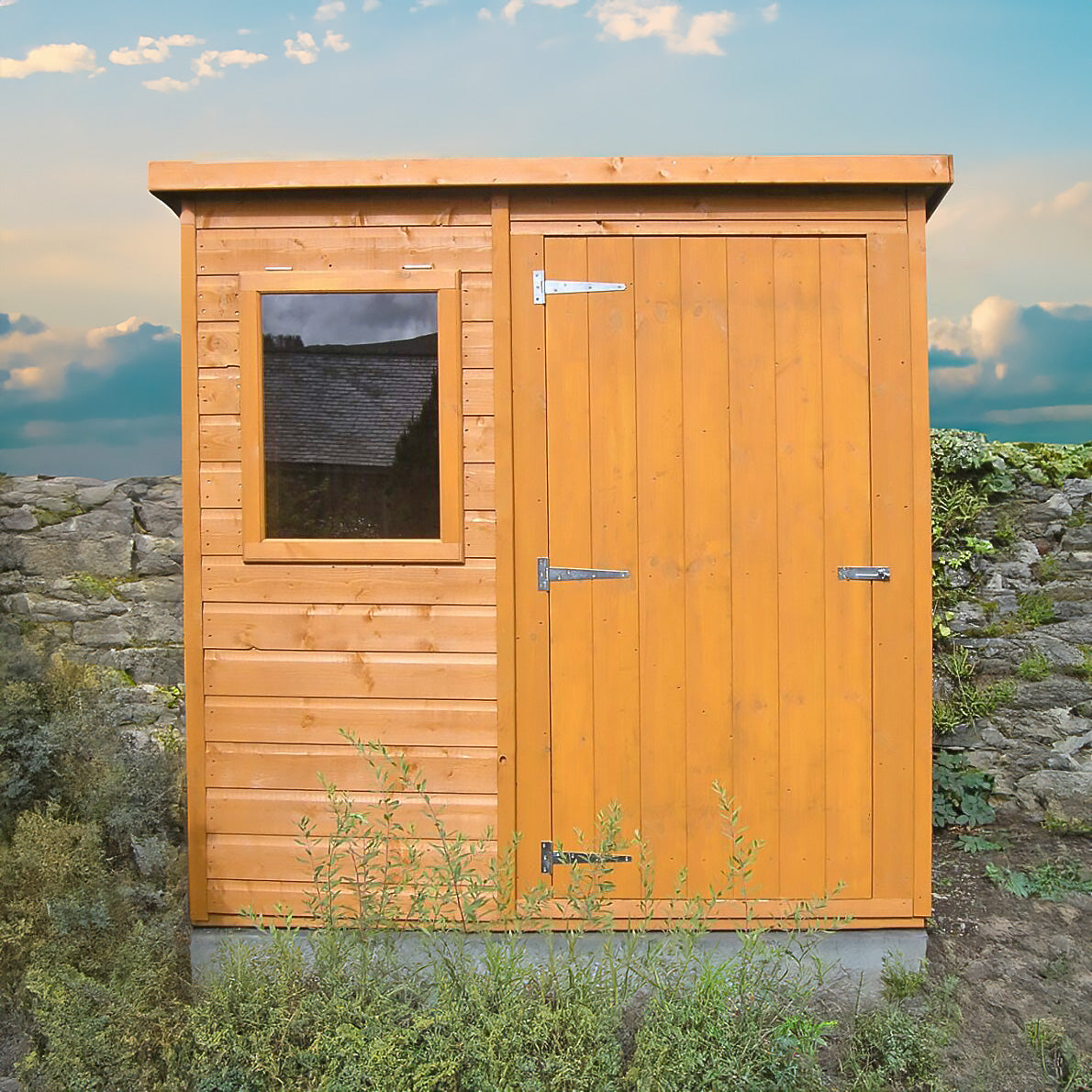 Pent 6 x 4 Shiplap Shed