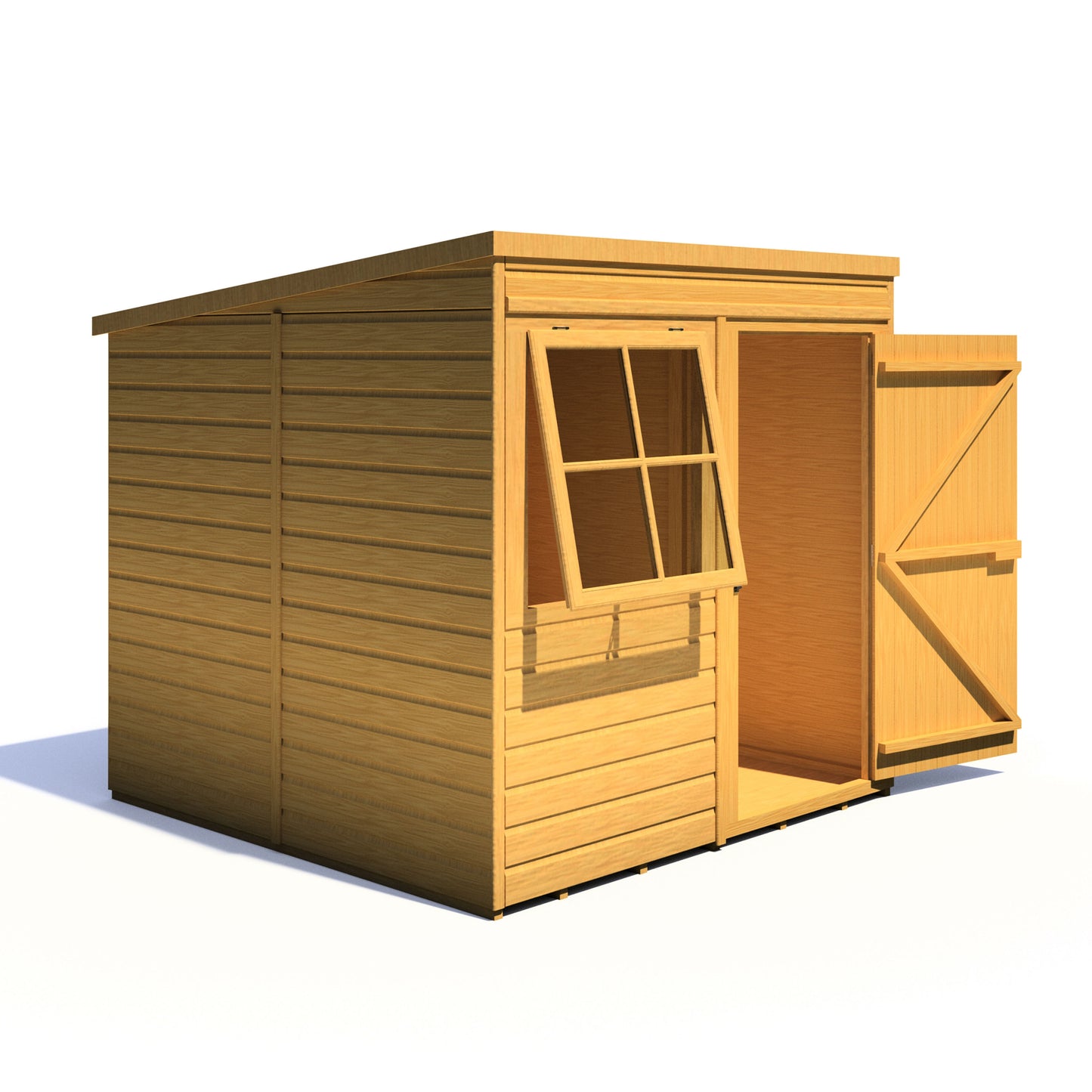 Pent 7 x 7 Shiplap Shed