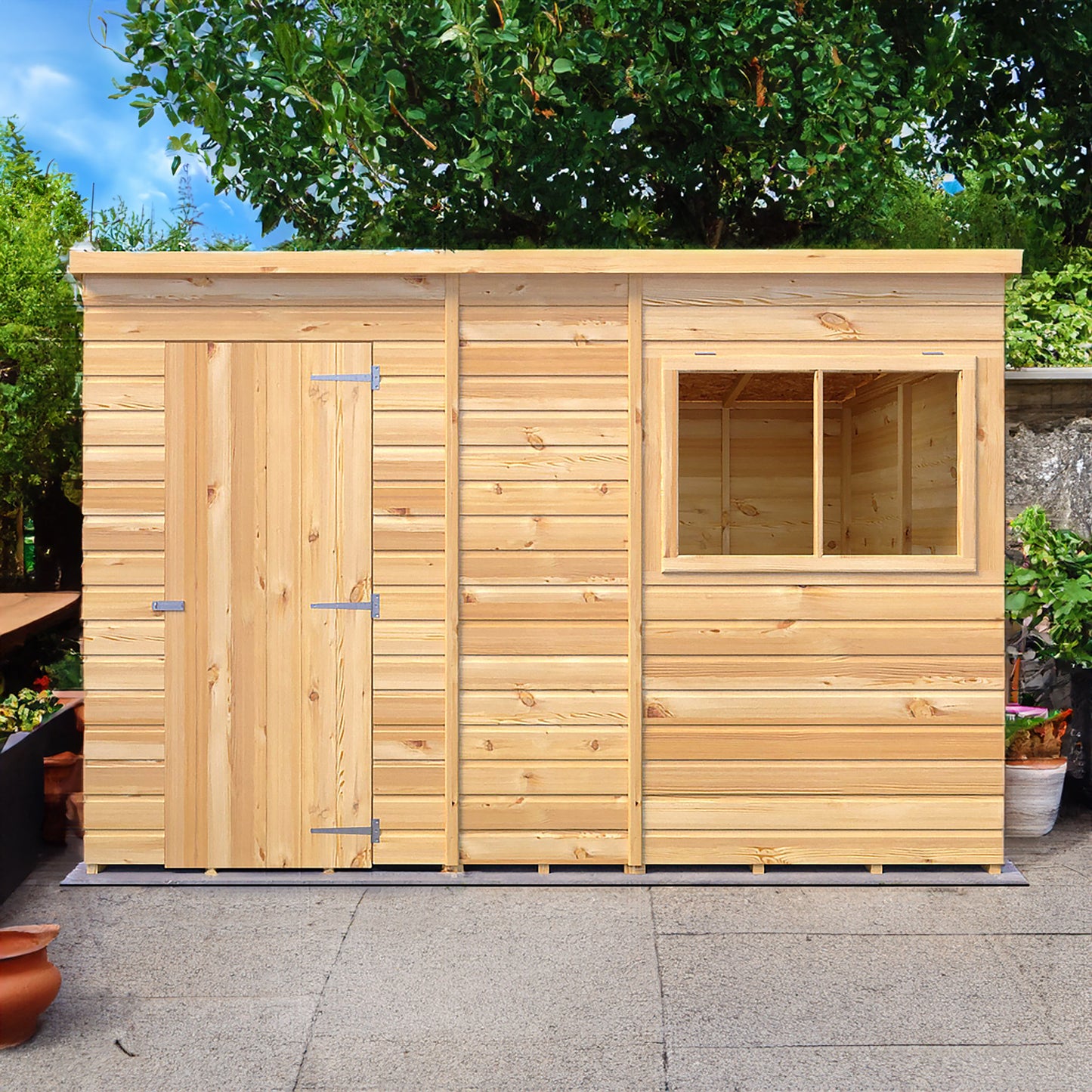 Pent 10 x 6 Shiplap Shed