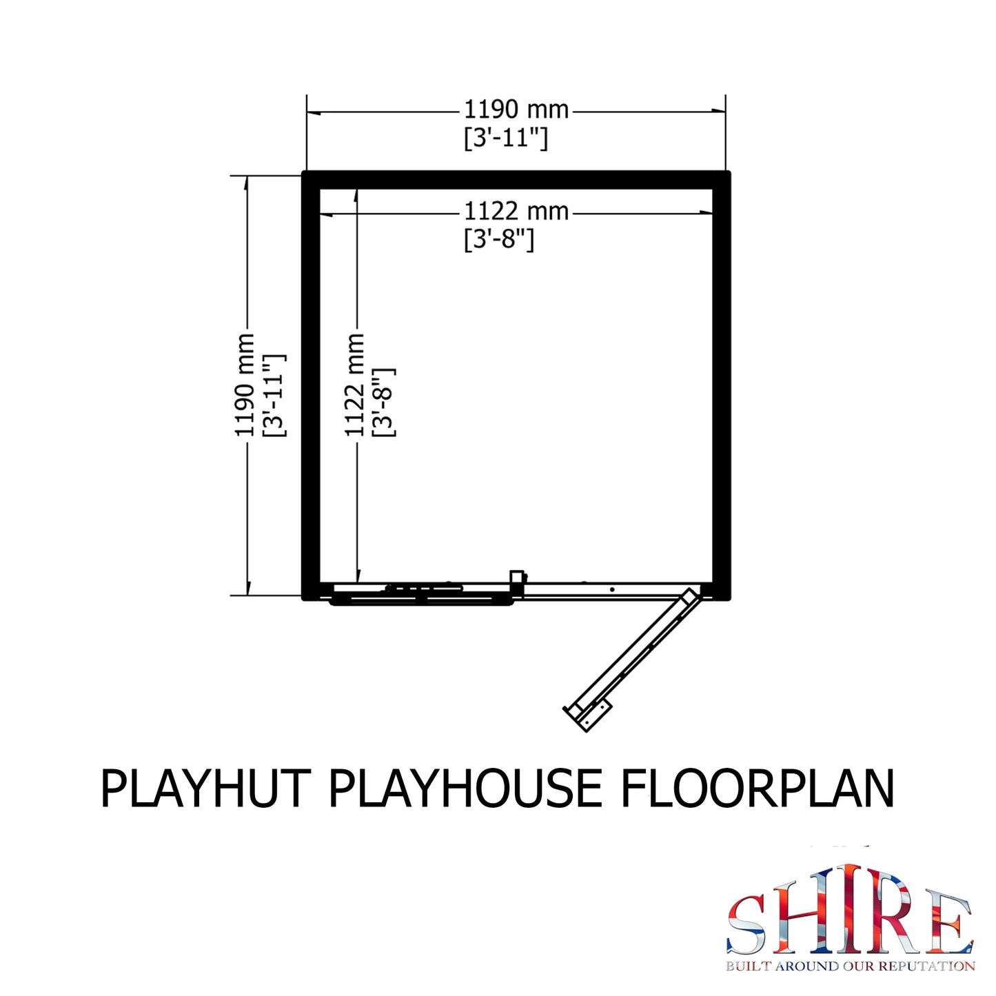 Playhut 4x4 Playhouse