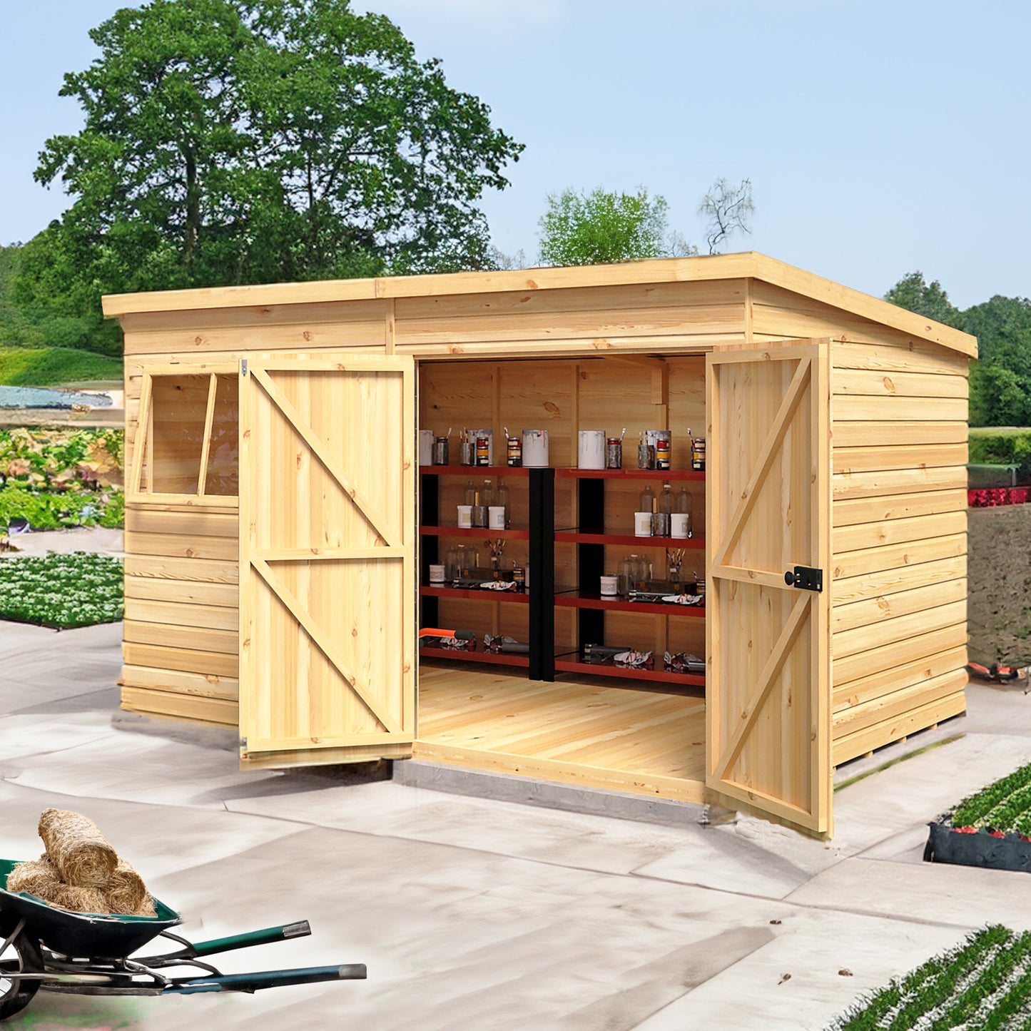 Ranger 12 x 8 Pent Shiplap Shed