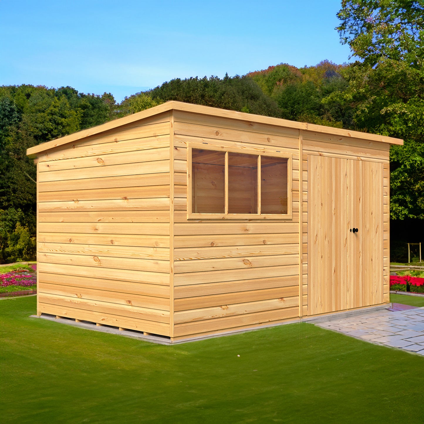 Ranger 12 x 8 Pent Shiplap Shed