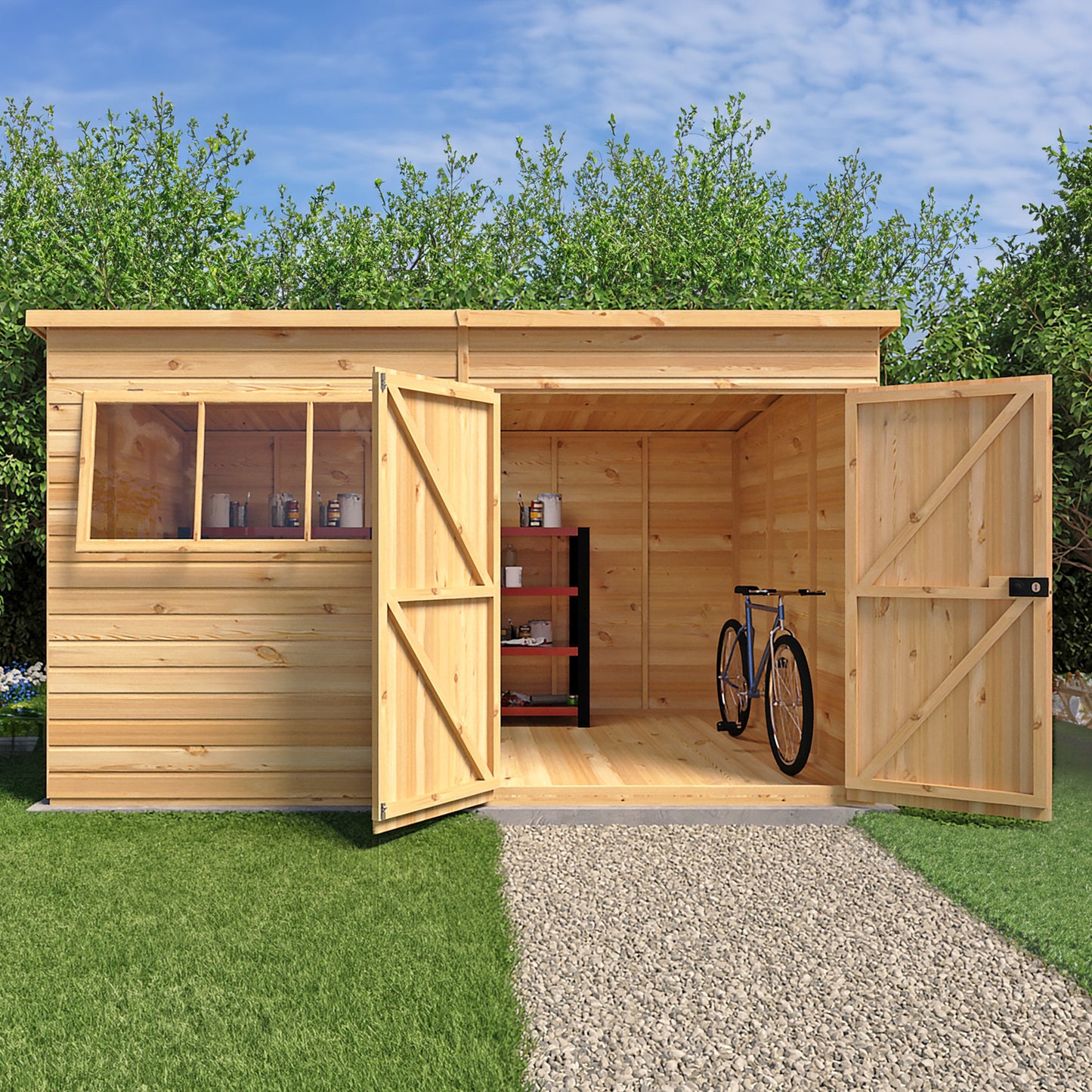 Ranger 12 x 8 Pent Shiplap Shed