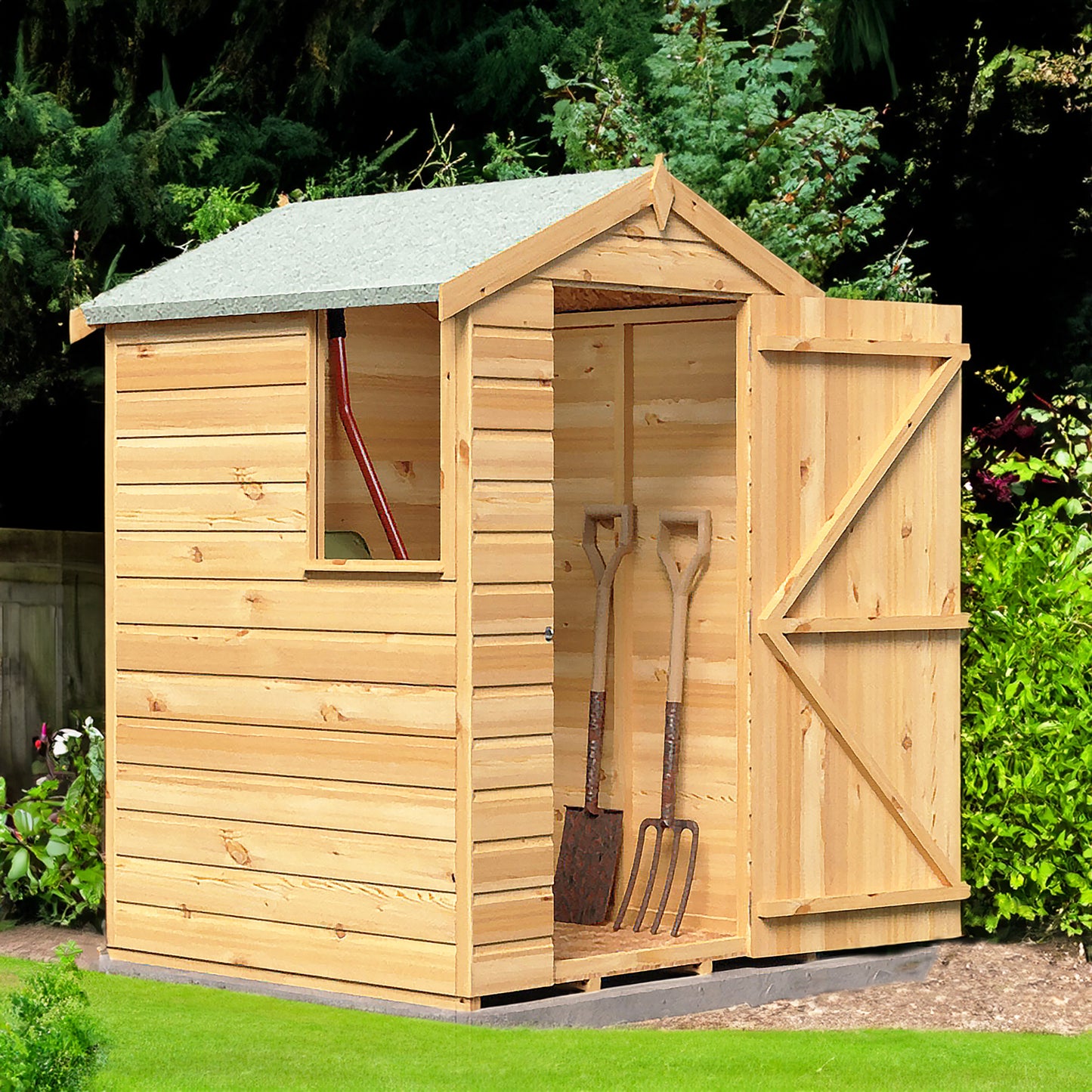 Shetland 4 x 4 Shiplap Apex Shed