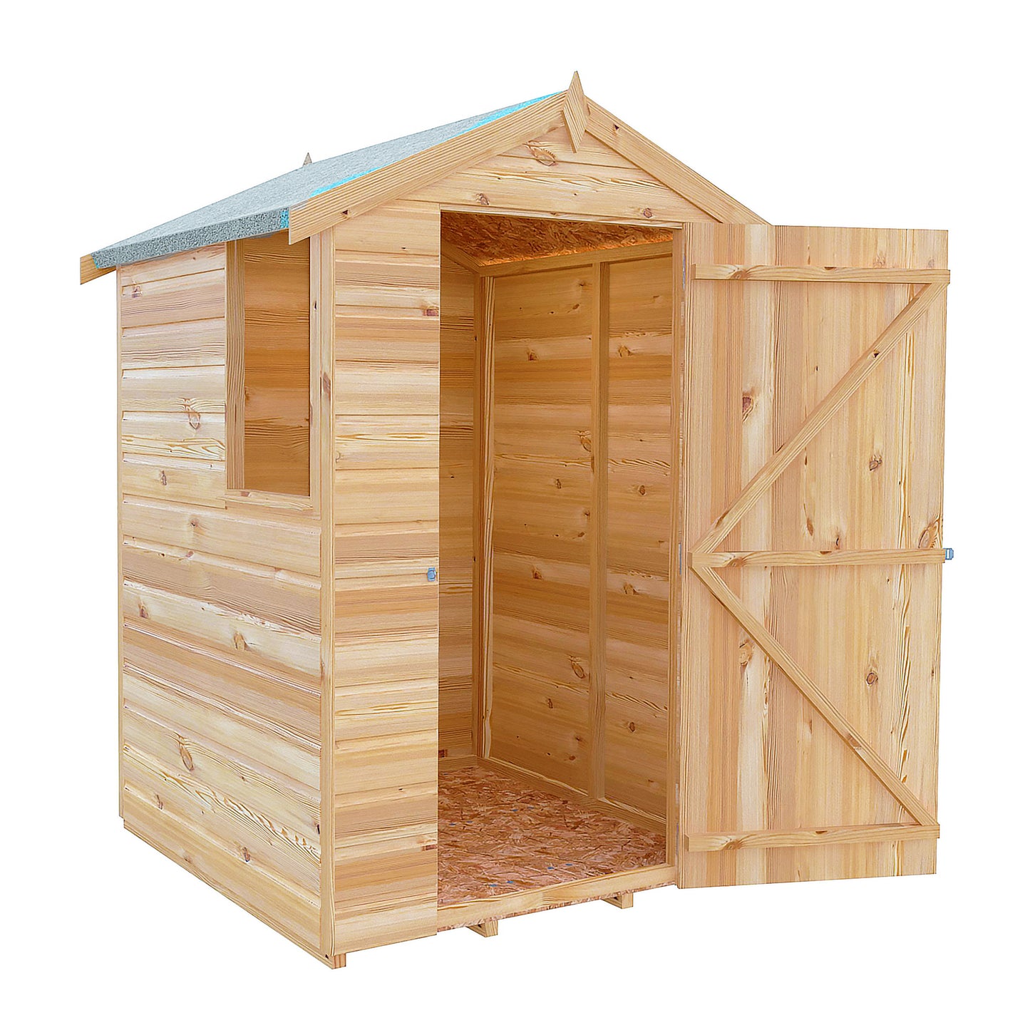 Shetland 4 x 4 Shiplap Apex Shed