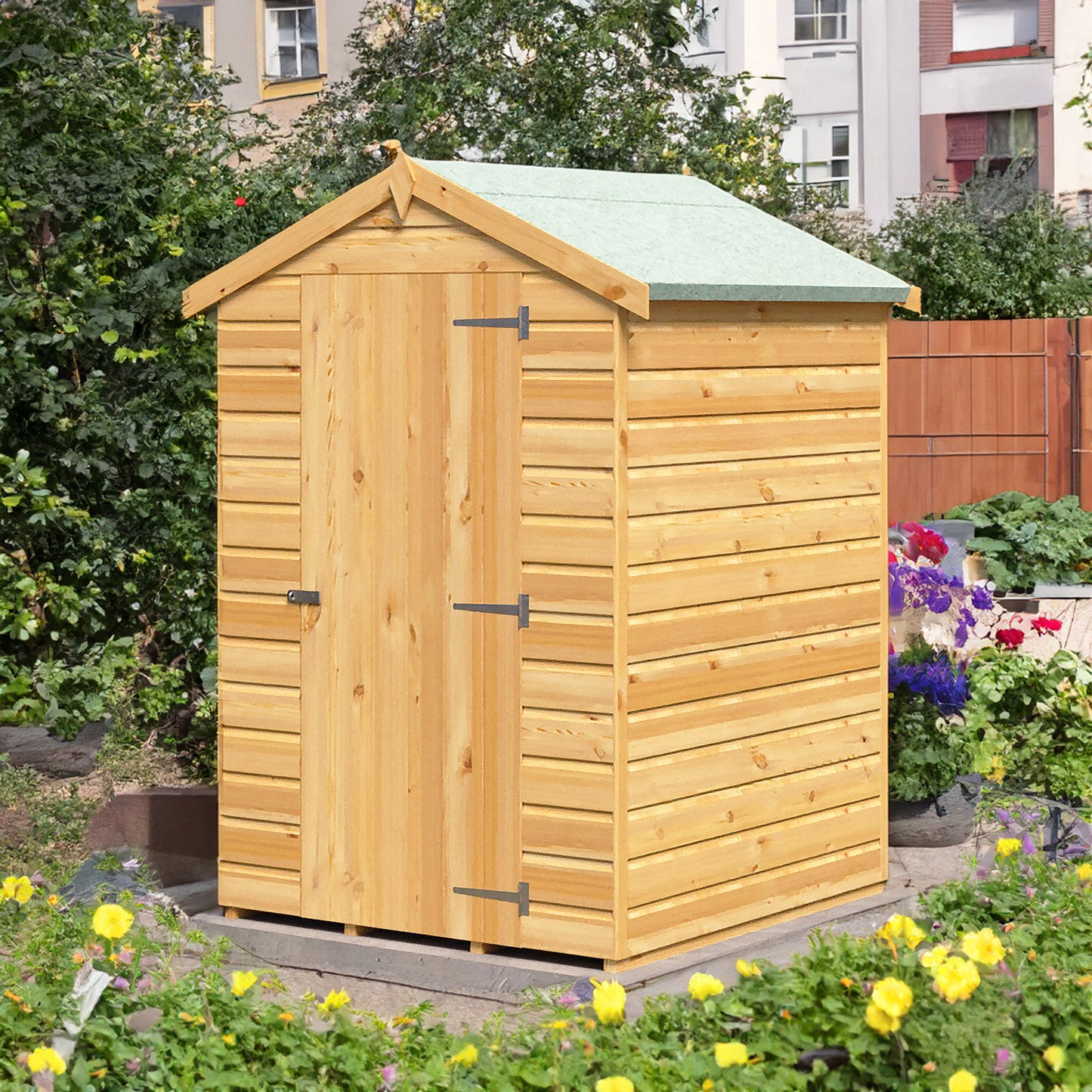 Shetland 4 x 4 Shiplap Apex Shed