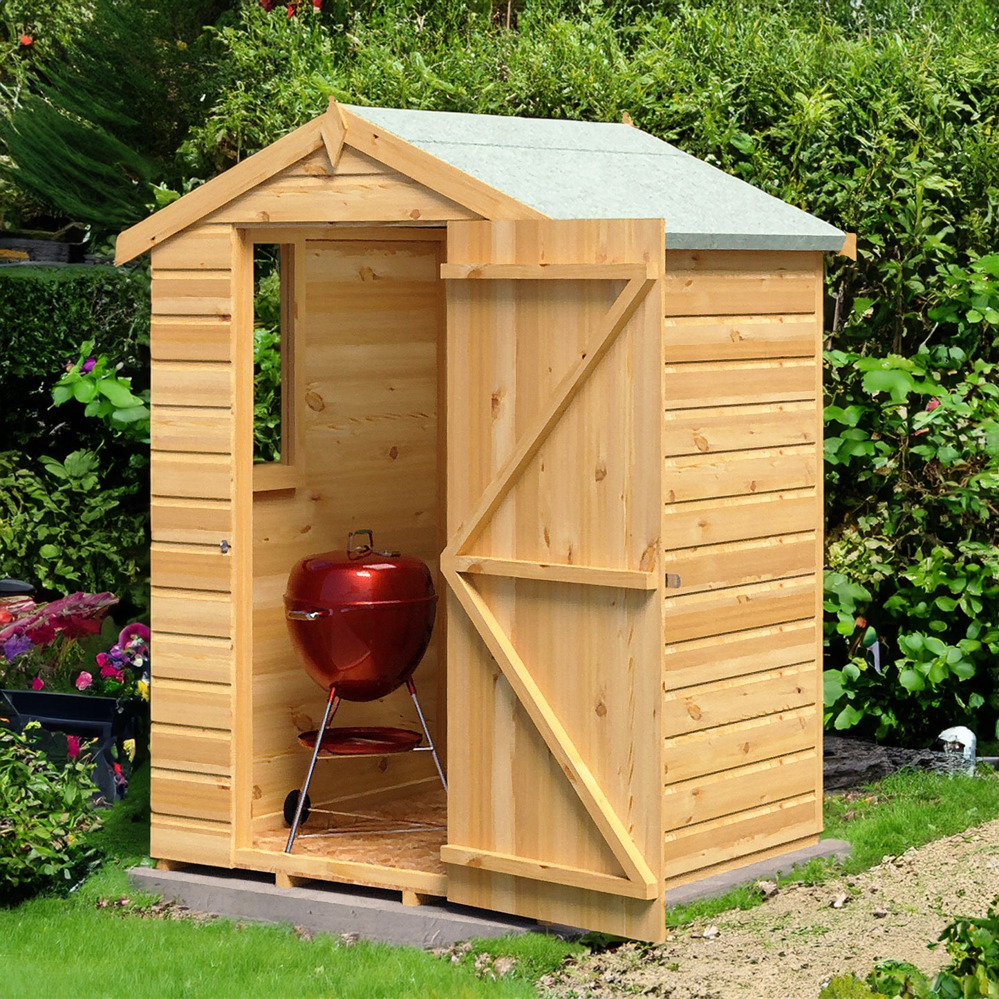 Shetland 4 x 4 Shiplap Apex Shed