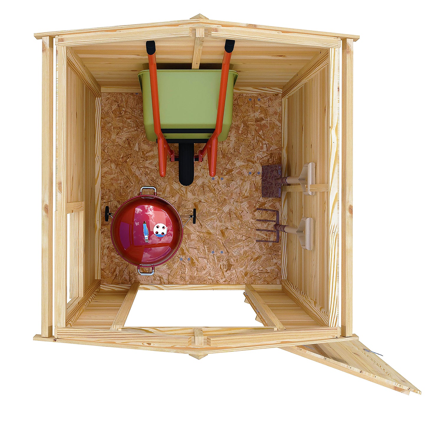 Shetland 4 x 4 Shiplap Apex Shed