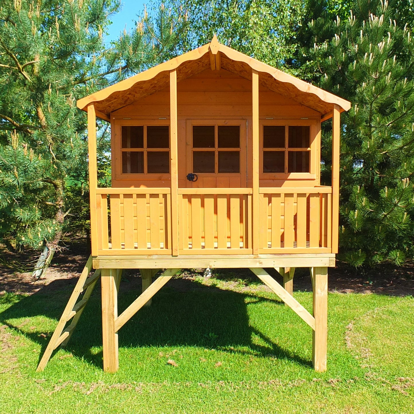 Stork Playhouse with platform
