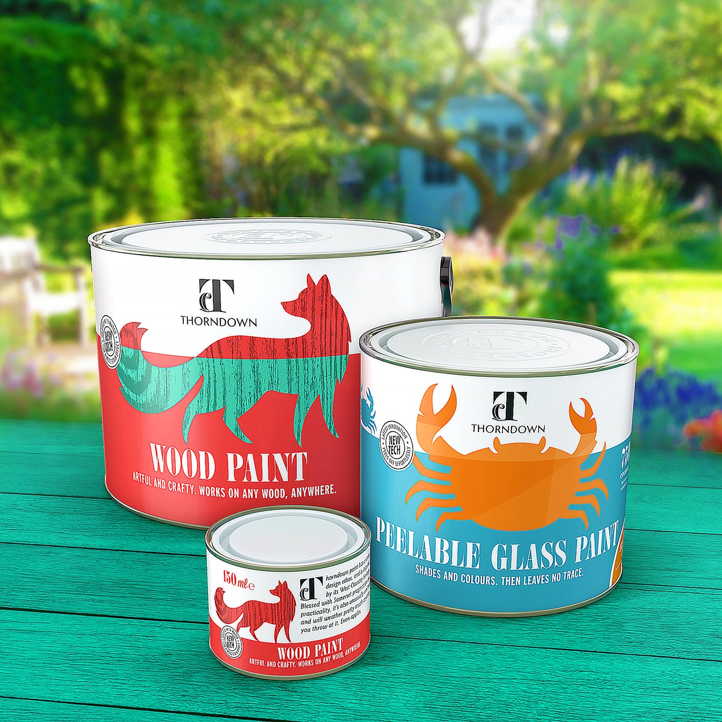 Thorndown Wood Paint 750ml/2.5L 25 Colors
