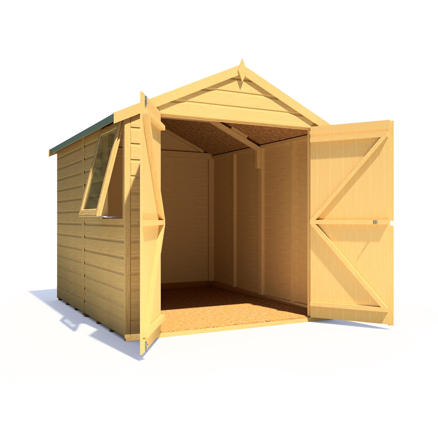 Warwick 6 x 8 Shiplap Apex Shed