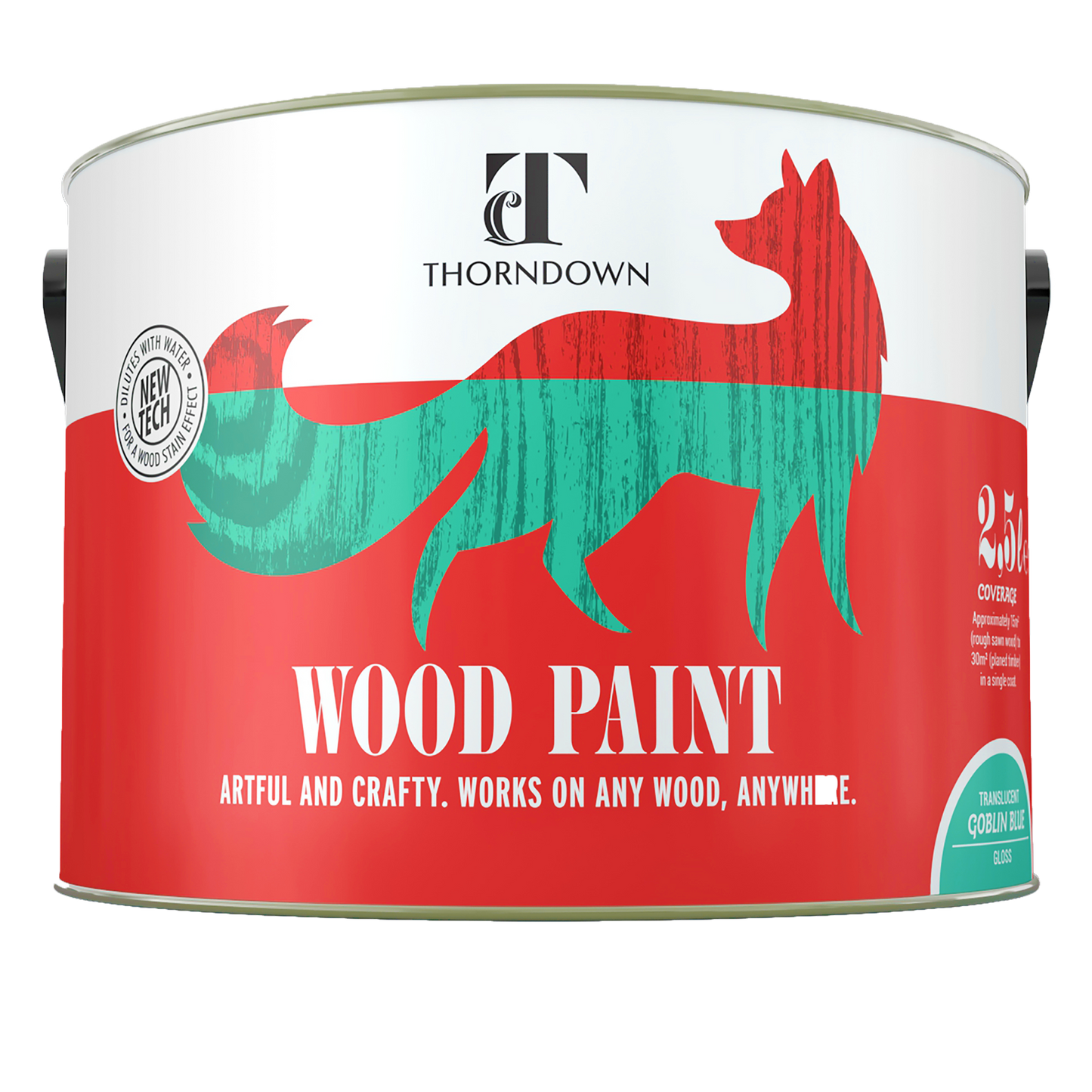 Thorndown Wood Paint 750ml/2.5L 25 Colors