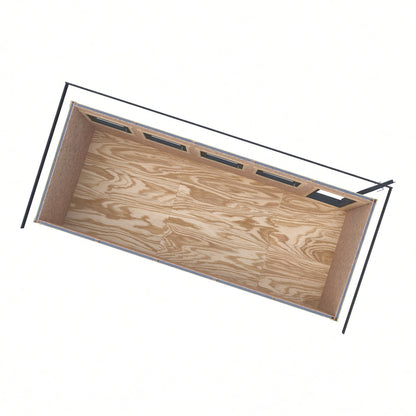 Fortis 20x8ft Style D Left Hand Hung Door, Door in High  Side, Window in High Side