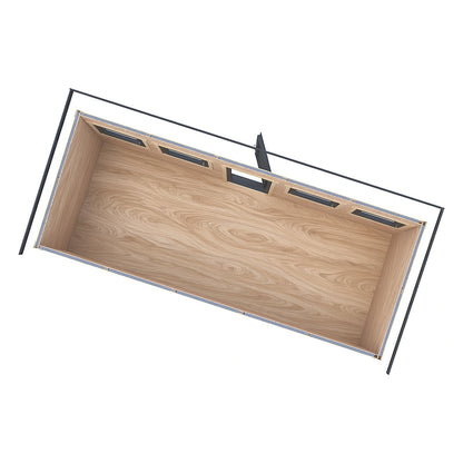 Fortis 20x8ft Style E Left Hand Hung Door, Door in High  Side, Window in High Side