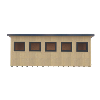 Fortis 20x8ft Style B Left Hand Hung Door, Door in High  Side, Window in High Side