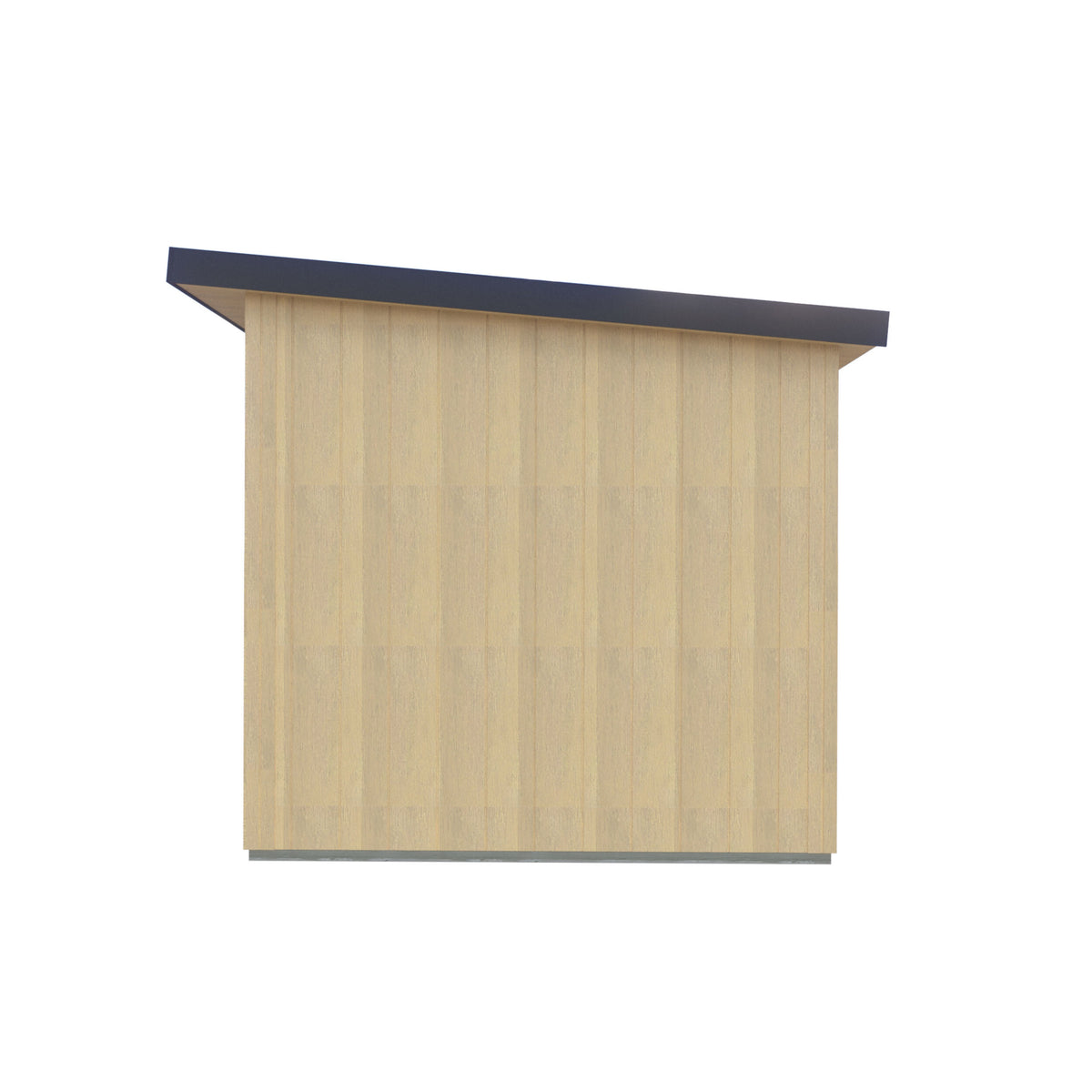 Fortis 12x8ft Style A Left Hand Hung Door, Door in High  Side, Window in High Side