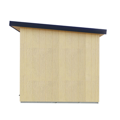 Fortis 8x8ft Style C Left Hand Hung Door, Door in High  Side, Window in High Side
