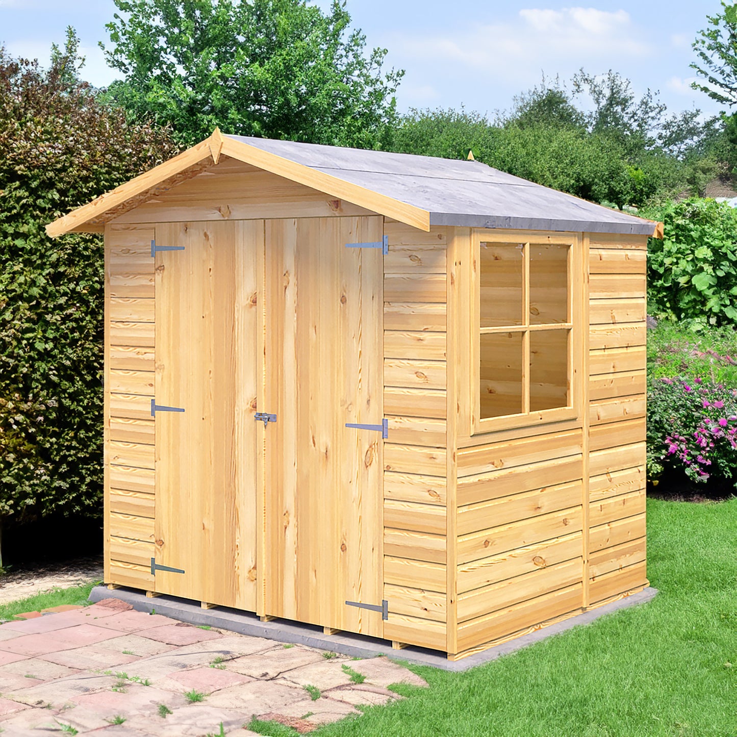 Alderney 7 x 5 Shiplap Apex Shed