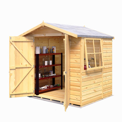 Alderney 7 x 5 Shiplap Apex Shed