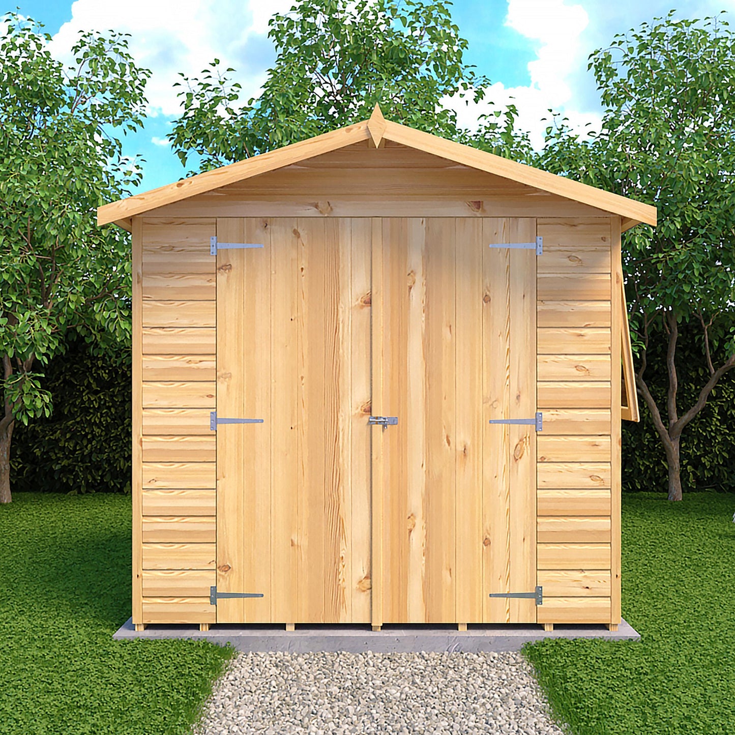 Alderney 7 x 7 Shiplap Apex Shed