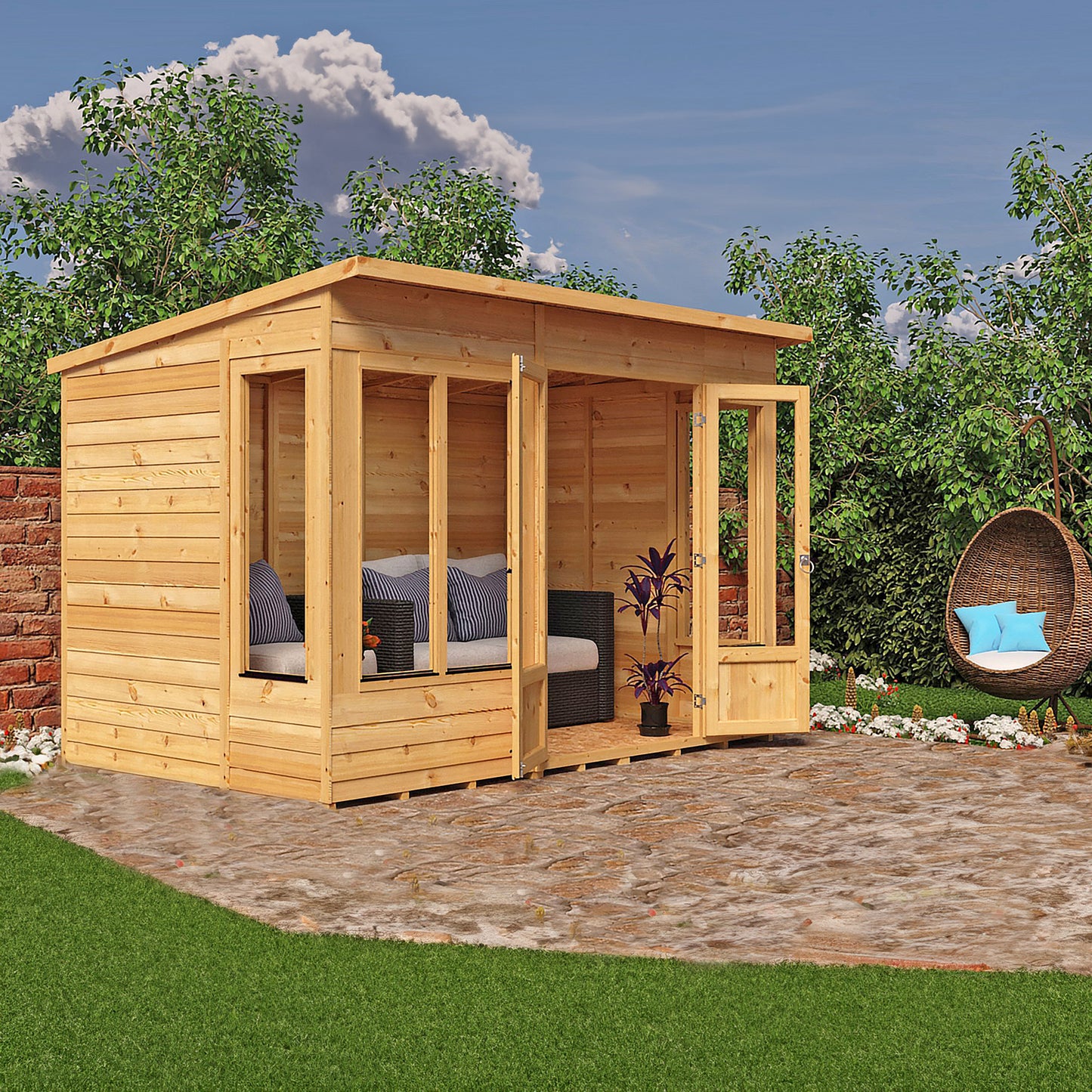 Alora 10x6 Pent Summerhouse