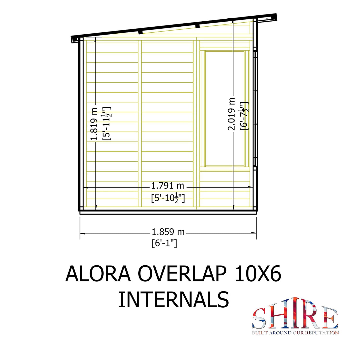 Alora 10x6 Pent Summerhouse