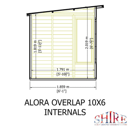 Alora 10x6 Pent Summerhouse
