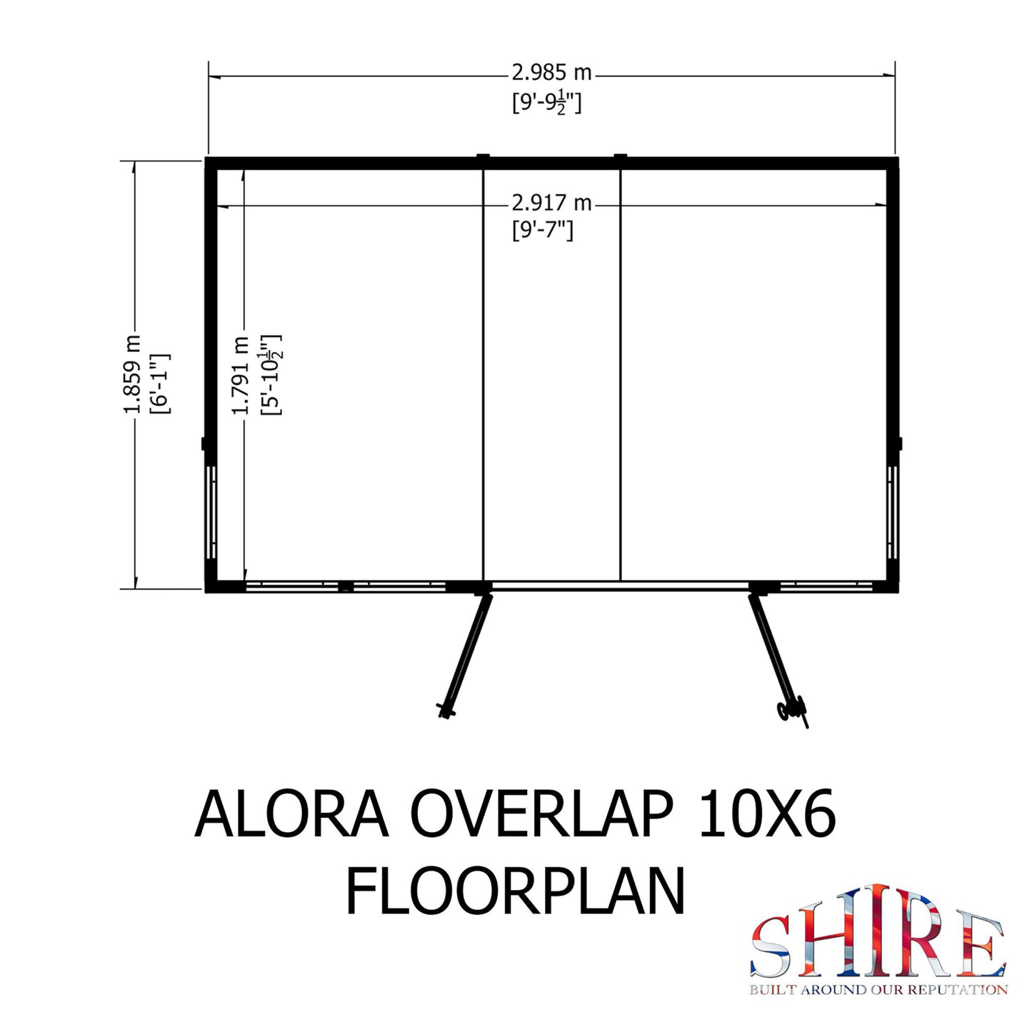 Alora 10x6 Pent Summerhouse