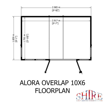 Alora 10x6 Pent Summerhouse