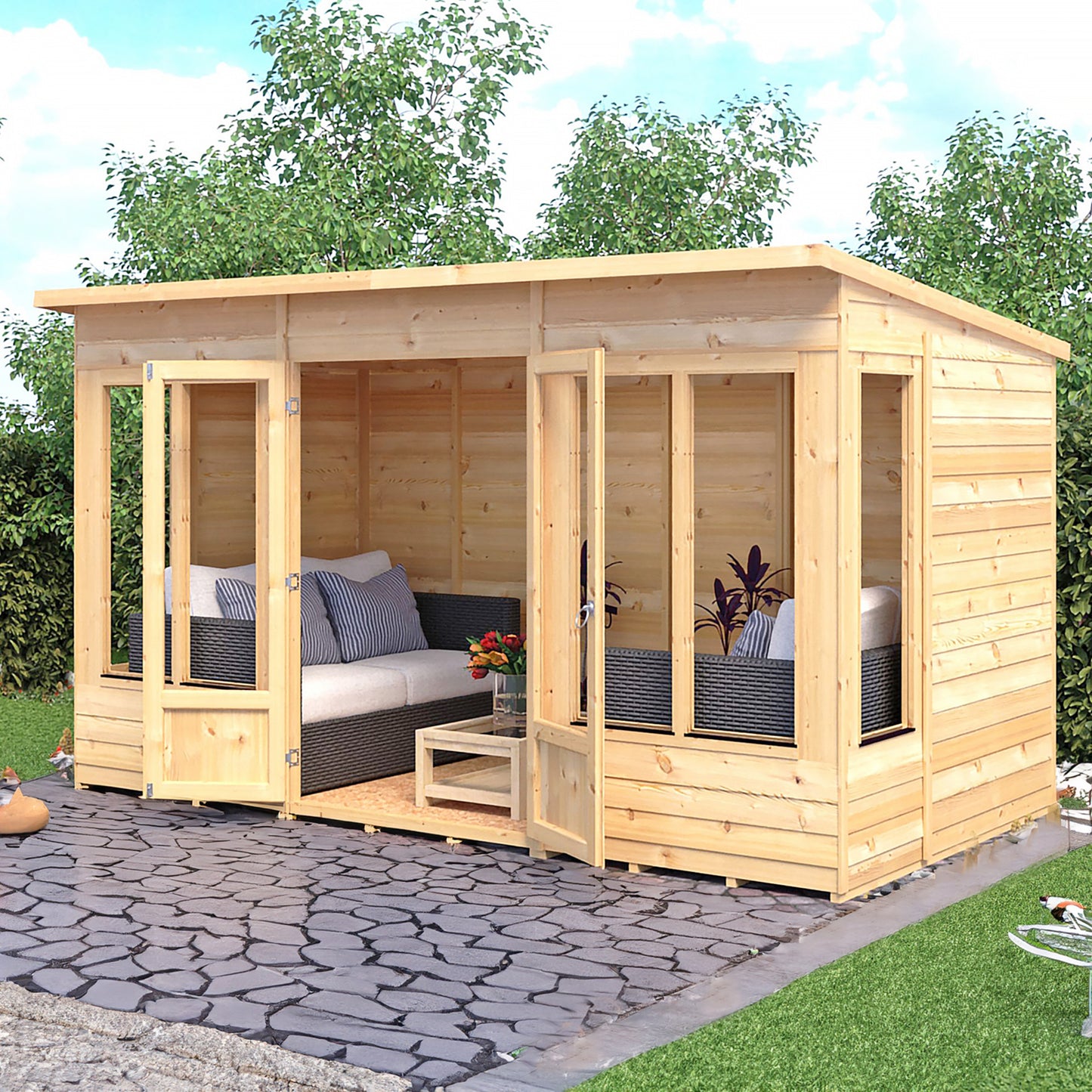 Alora 12x6 Pent Summerhouse