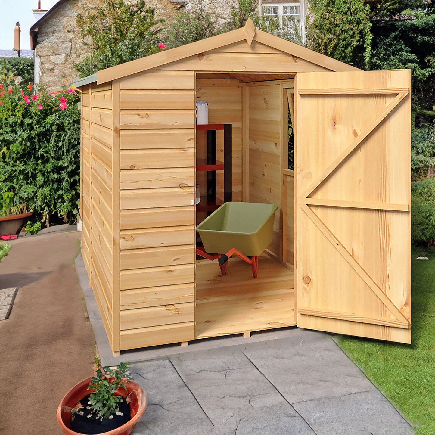 Shiplap 7 x 5 Shiplap Apex Shed