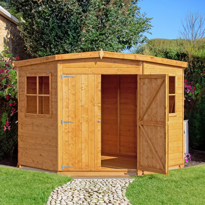 Shiplap Corner Shed 7 x 7
