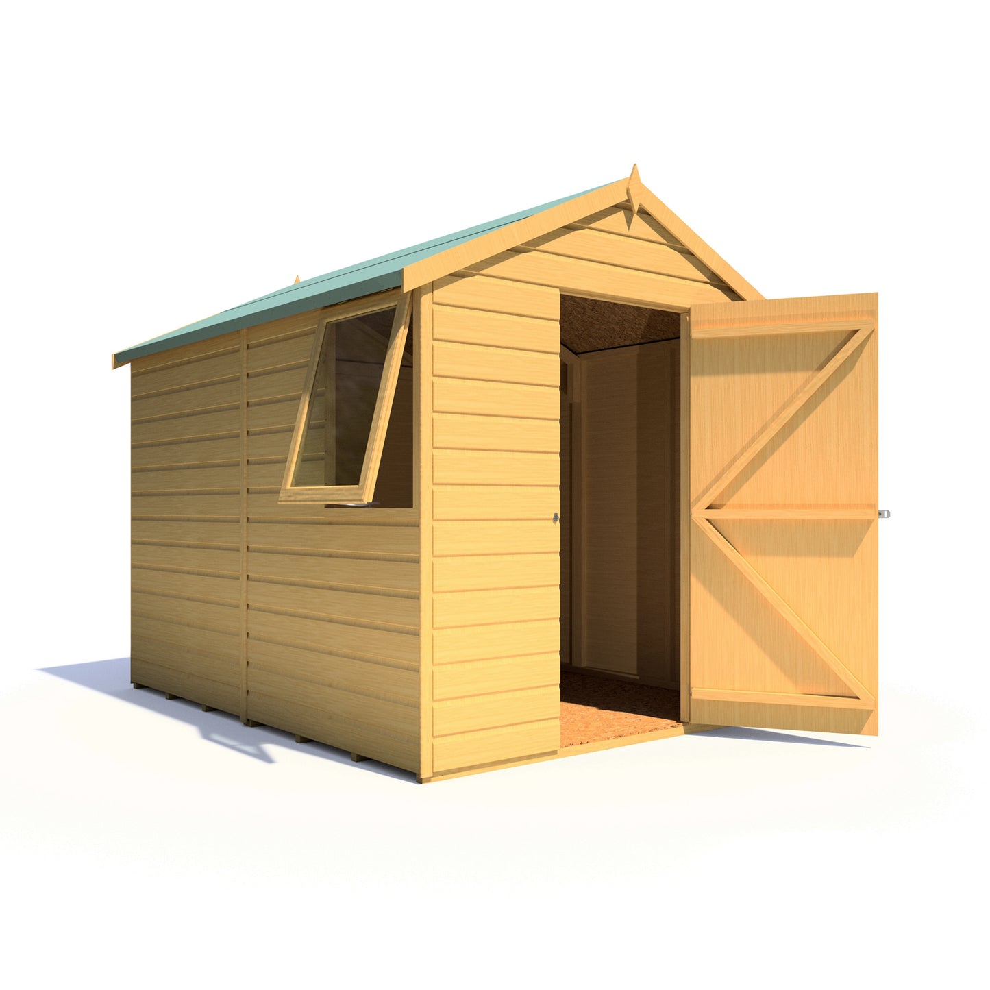 Durham 6 x 8 Shiplap Apex Shed