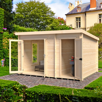 Elm Log Cabin with storage 10x12