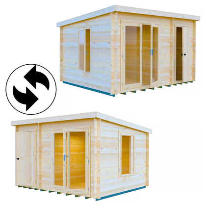 Elm Log Cabin with storage 10x12
