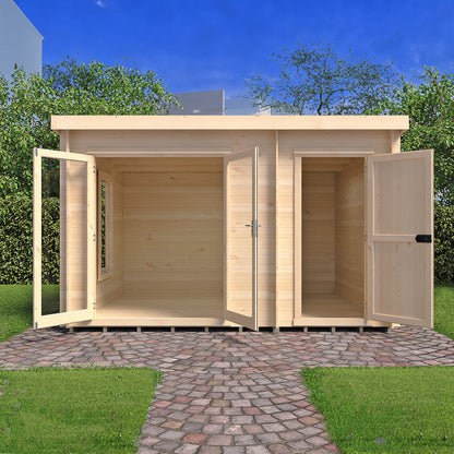 Elm Log Cabin with storage 10x12
