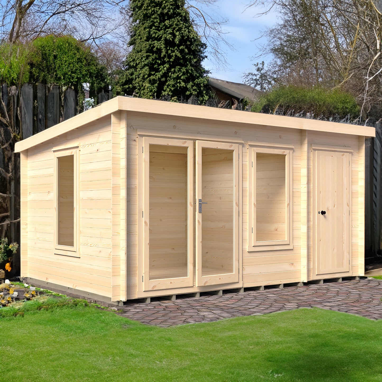 Elm Log Cabin with storage 10x14