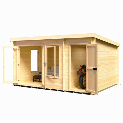 Elm Log Cabin with storage 10x14