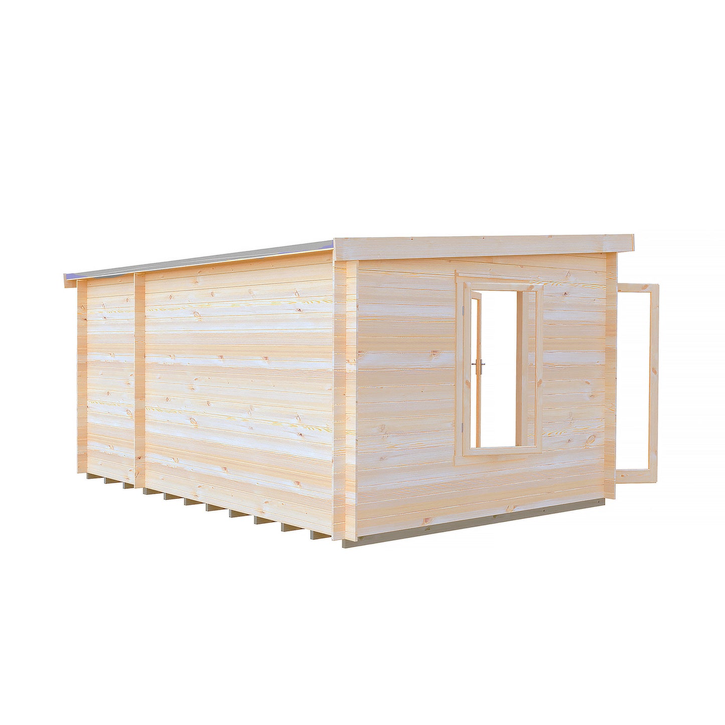 Elm Log Cabin with storage 10x14