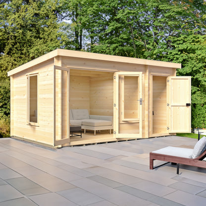 Elm Log Cabin with storage 10x14
