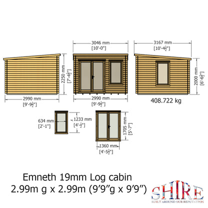 Emneth Log Cabin 10x10