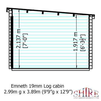 Emneth Log Cabin 10x13