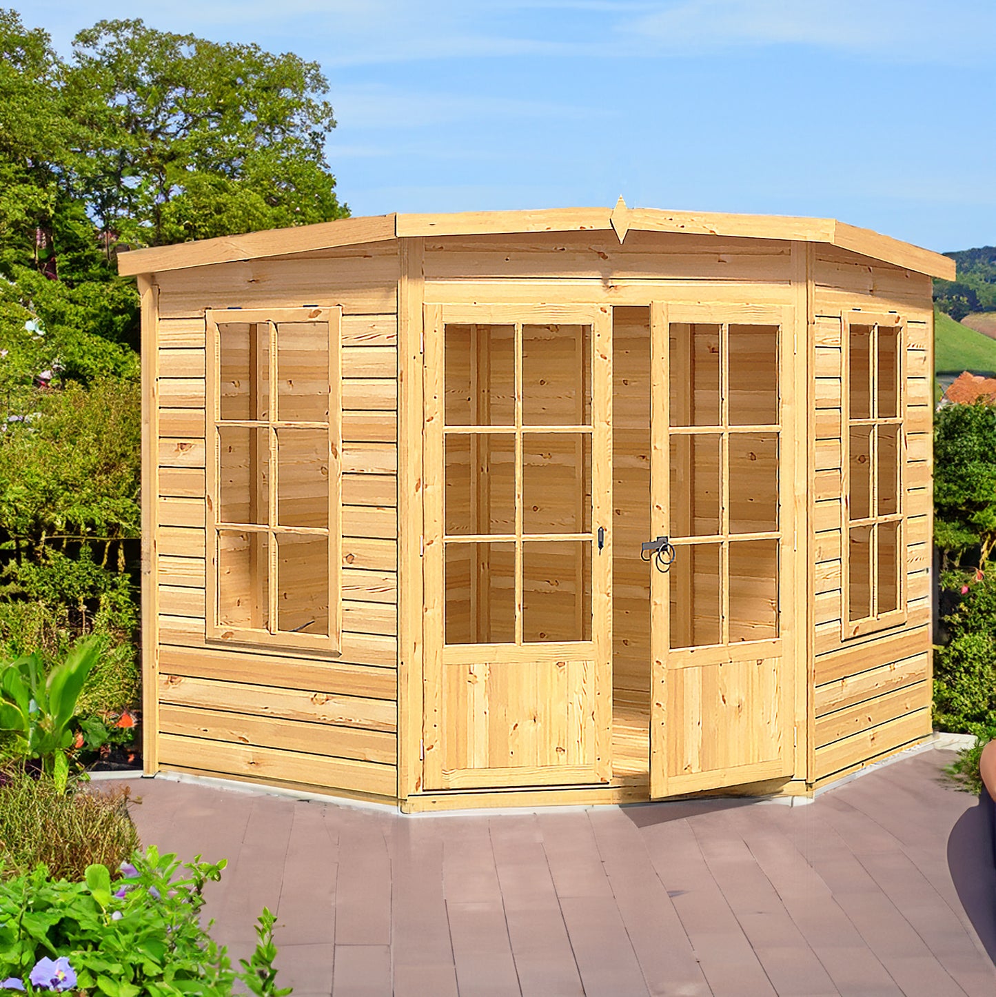 Hampton Summerhouse T&G Roof 8x8