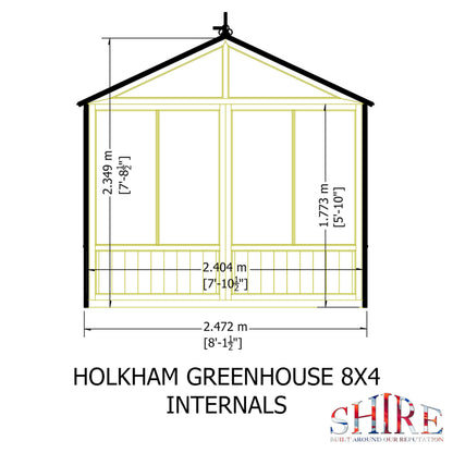 Holkham Greenhouse 8x4