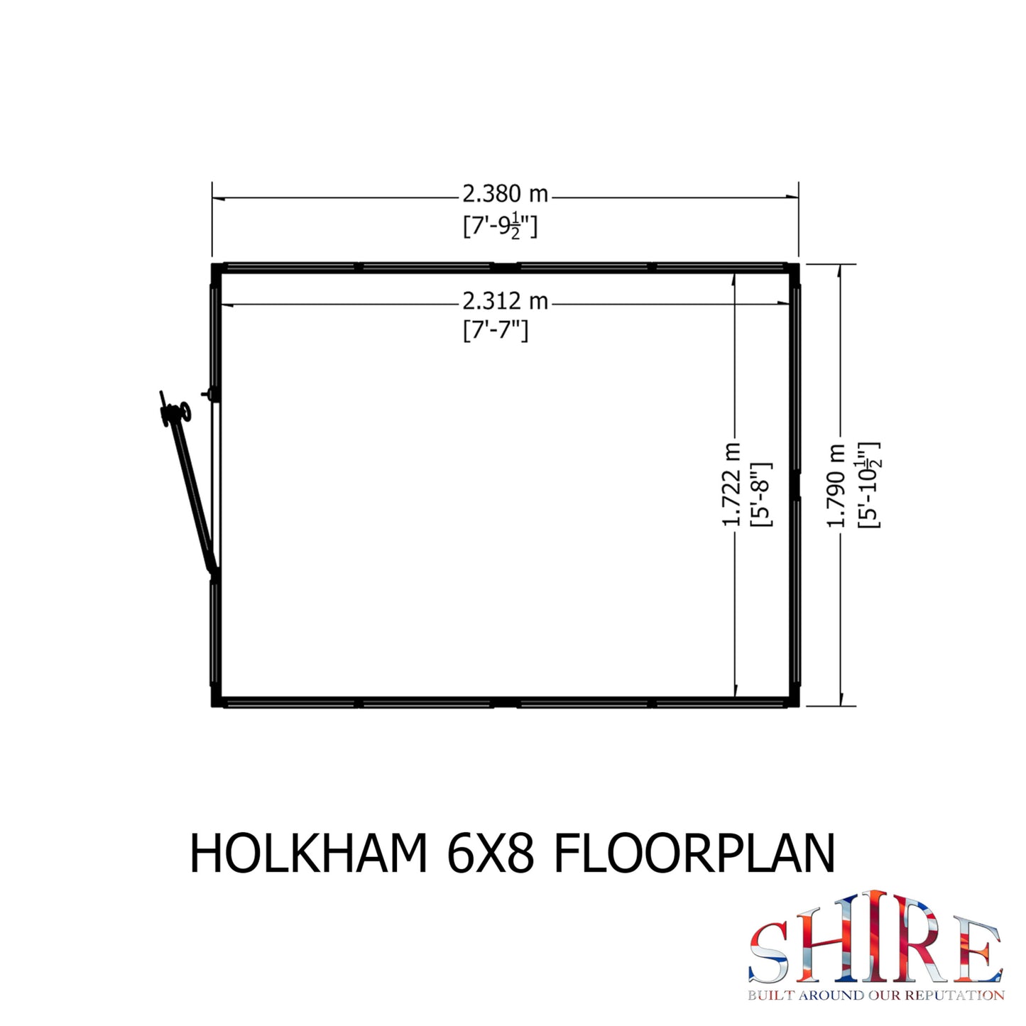 Holkham Greenhouse 6x8