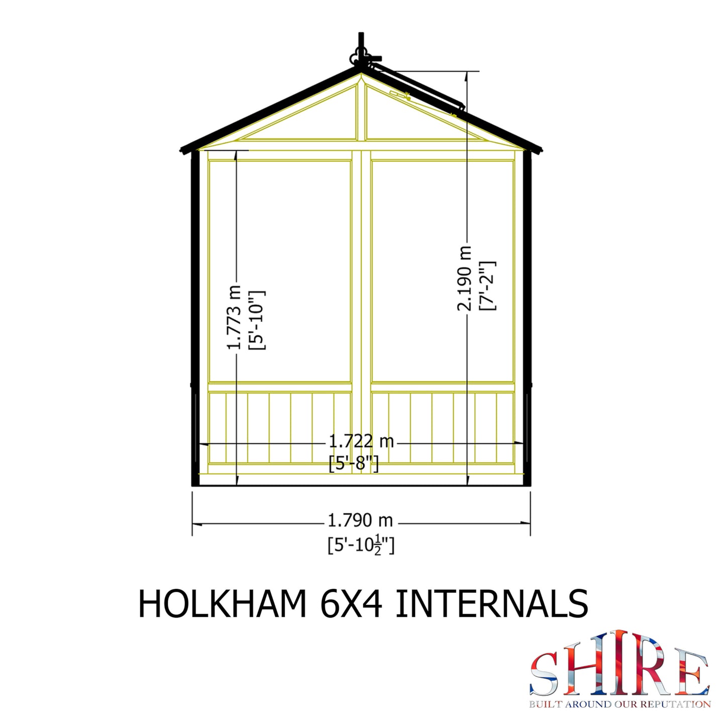 Holkham Greenhouse 6x4