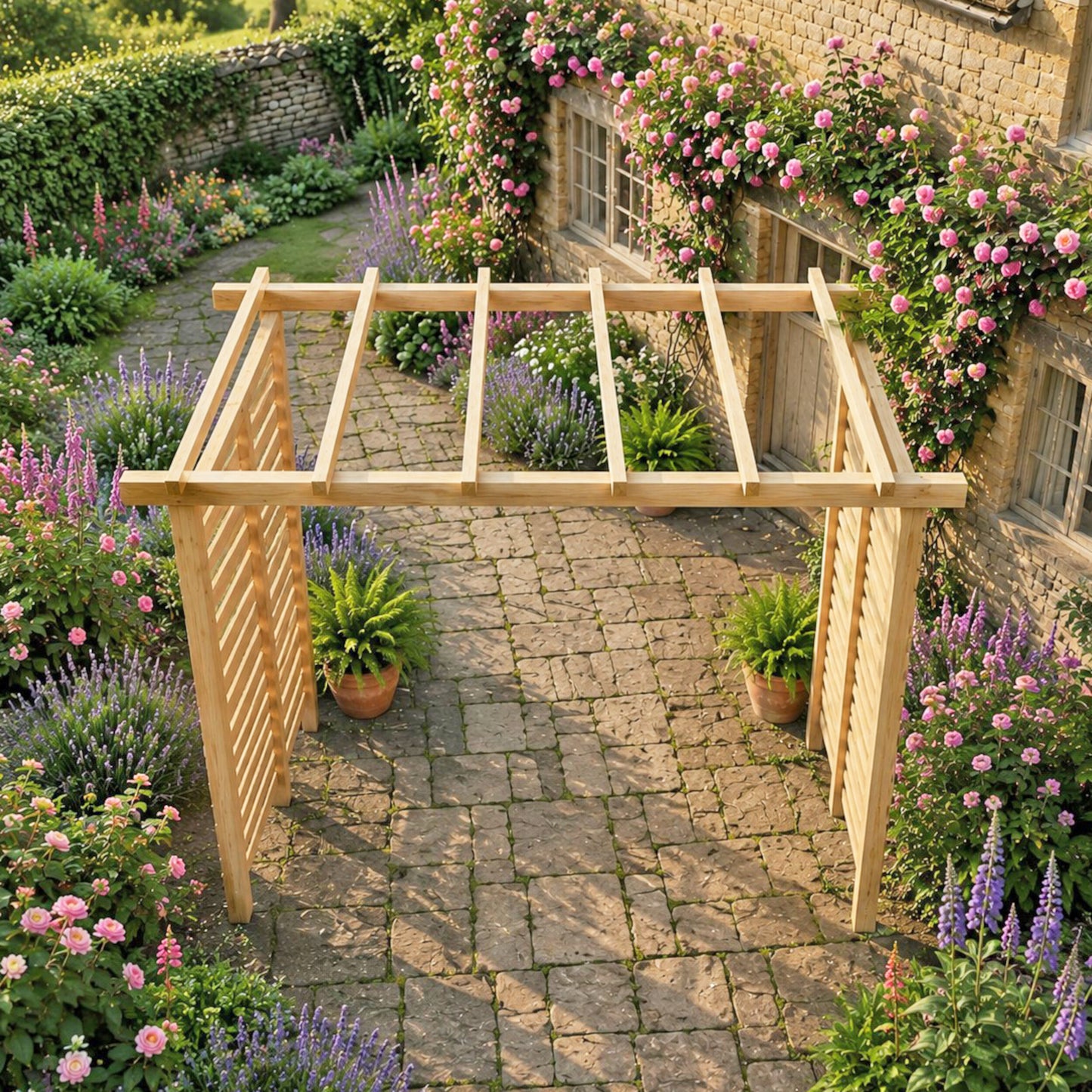 Pergola Kit 8x8 with Sides