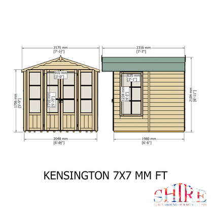 Kensington 7x7 Summerhouse